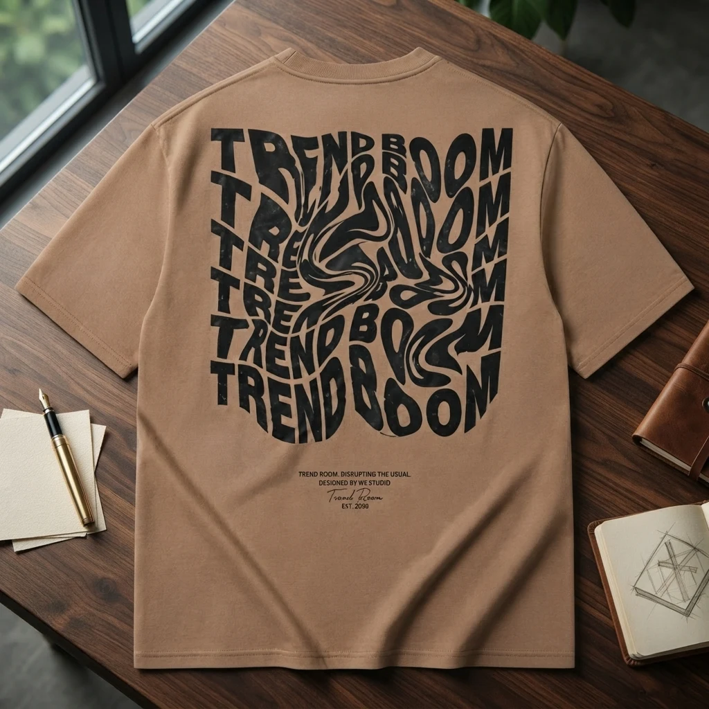 Graphic Drop Shoulder Oversized Tee – Trend Boom